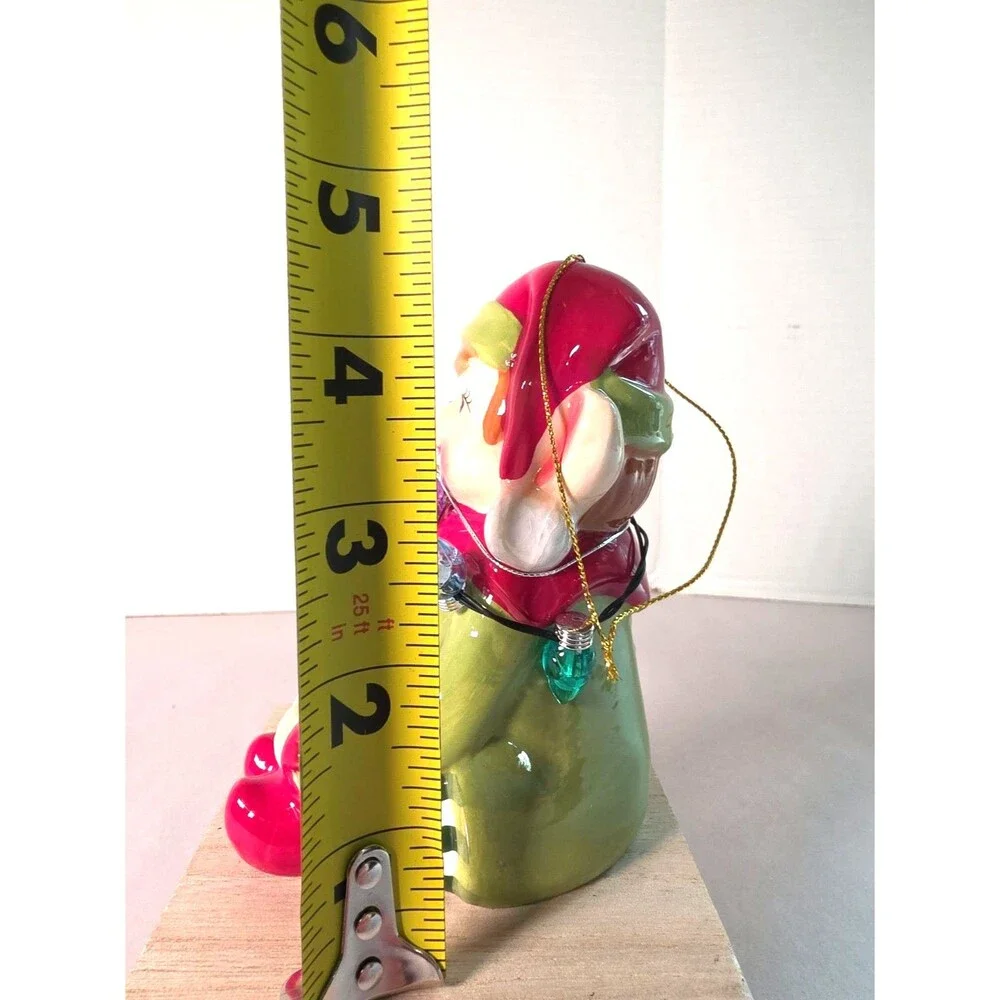 New Mr. Christmas Lighted Elf Christmas Ornament Follow the Magic 5